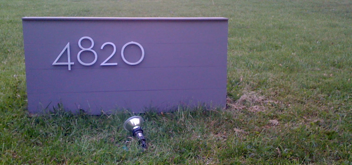 Mid Century Modern House Numbers — LiveModern Your Best Modern Home