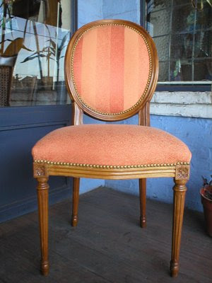 silla Luis XVI tapizada