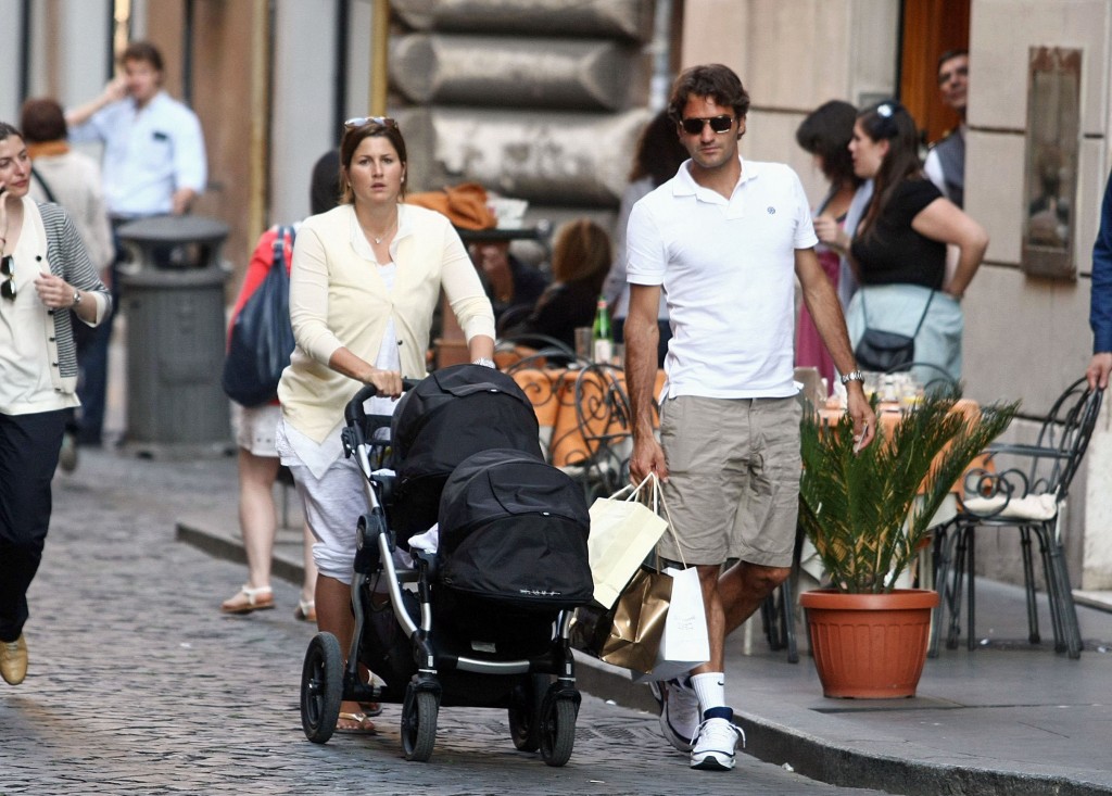 roger federer twins roger federer twins at indian wells