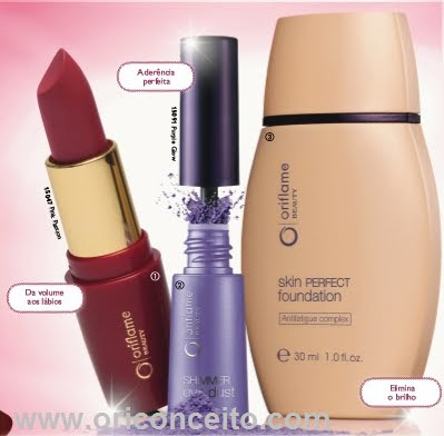 Rosto perfeito com maquilhagem Oriflame Beauty