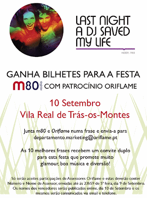 Oriflame Festa m80 em Vila Real