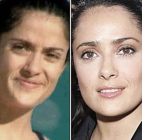 Salma Hayek Rhinoplasty