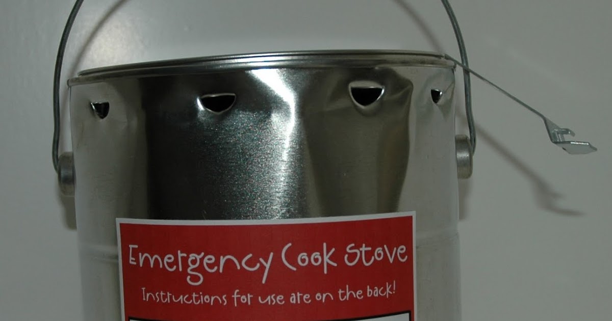 Providently Peaceful Paint Can Cook Stove