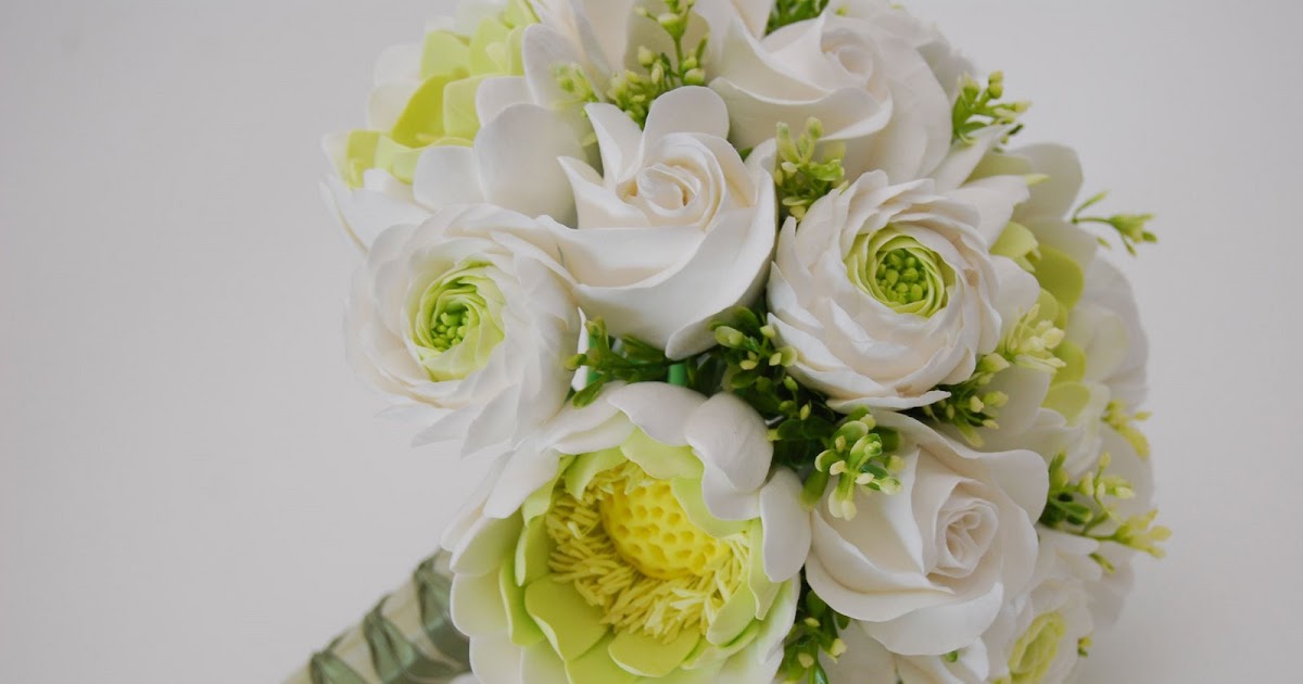 DK Designs Lotus Flower Bridal Bouquet