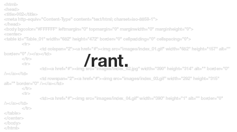 End Rant