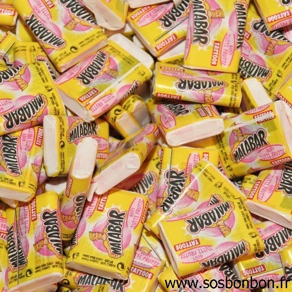 Les sucreries. Malabar+chewing+gum