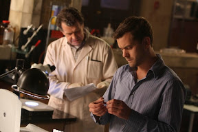 FRINGE: Walter (John Noble, L) and Peter (Joshua Jackson, R) examine a man who fell to his death from the Massive Dynamic building in the FRINGE episode The Dreamscape FRINGE: Walter (John Noble, L) and Peter (Joshua Jackson, R) examine a man who fell to his death from the Massive Dynamic building in the FRINGE episode The Dreamscape