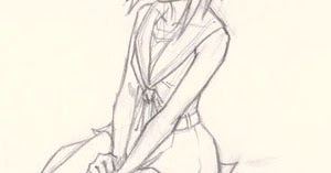 How to draw girl sitting pose | Digital painting and ...