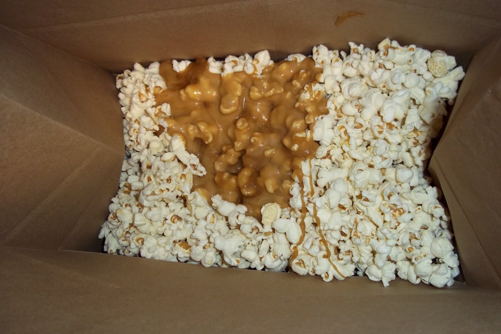 The Daily Smash Brown bag caramel popcorn