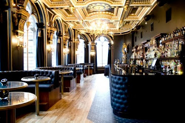 The main bar at The Voodoo Rooms, West Register Street