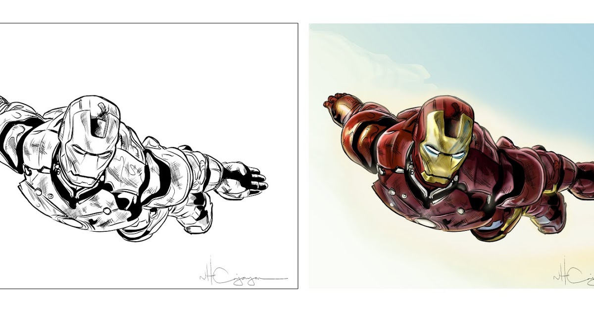 NHC Art: Iron Man Mark III V1