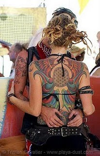 cool colour tatto ideas for young couple