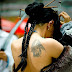 tribal tatooes on sexy japanese girl back