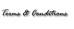 Terms & Conditions