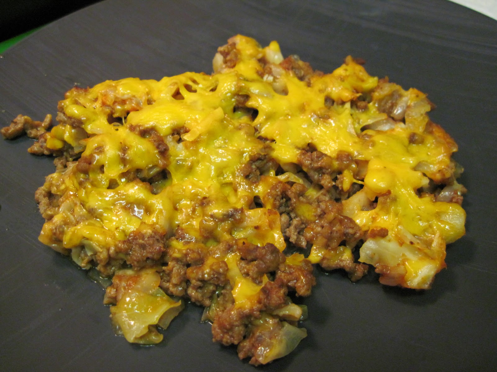 Luscious Low Carb Comforting Ground Beef and Cabbage Casserole