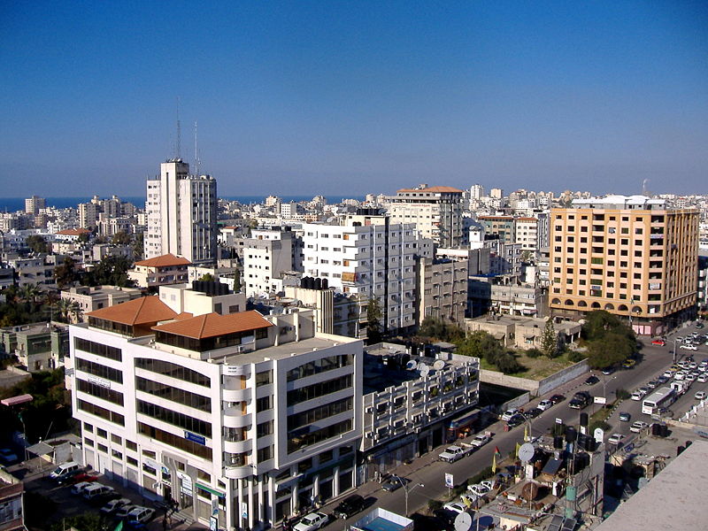 مدينة غزة بالصور Gaza+city+skyline