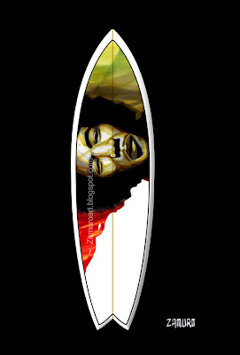 Hendrix+fish Zamuro Art: Diseño gráfico e ilustración aplicados a tablas de surf zamuro tablas personalizadas surf art  Marketing Digital Surfing Agencia