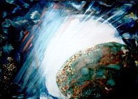 Schilderij van Jany Floris over de opstanding