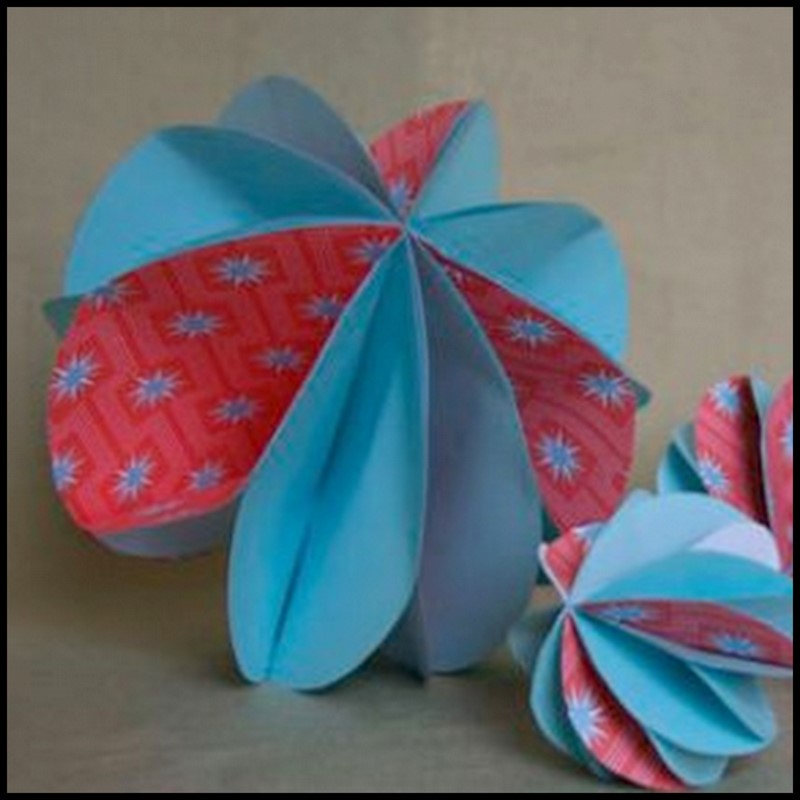 Paper Globe Ornament