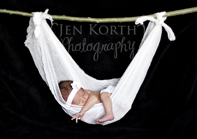 I tried out some new ideas for this newborn shoot.
