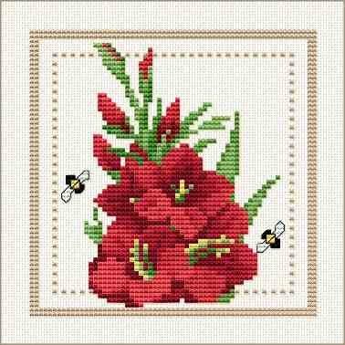 Good Life 2 Go: Free Cross Stitch Chart: Flower of the ... carnation flower diagram 