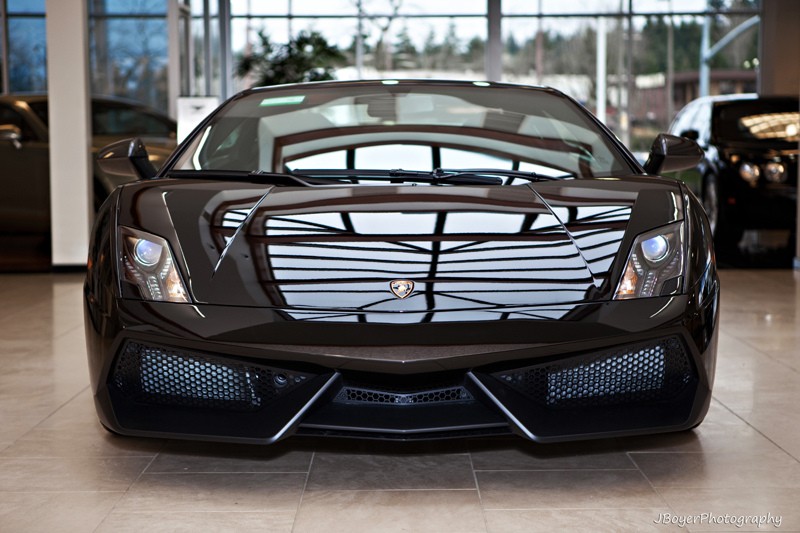 Black Lamborghini Gallardo Lp570 4 Superleggera Тюнинг