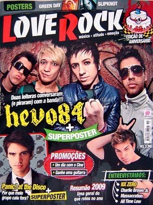 Capa da Revista Love Rock - Edição de Aniversário