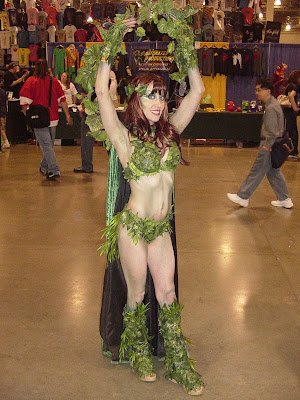 homemade poison ivy costumes. poison ivy comic.