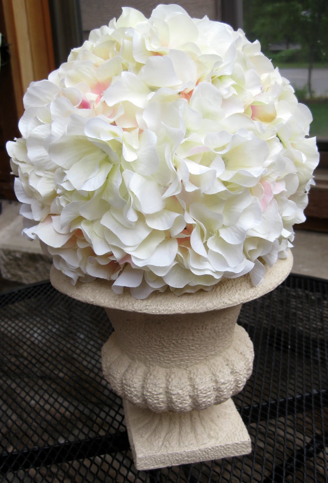 The Hand Me Down House Hydrangea Topiary