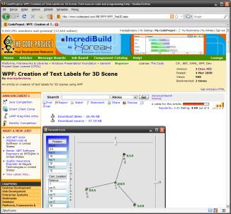 WPF: Creation of Text Labels for 3D Scene