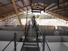 Former VP Operations Col. Bob Young and the author check out part of new gunsite facility