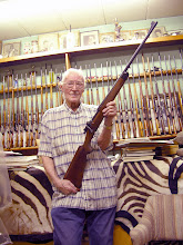 Fred with the latest Wells rifle
