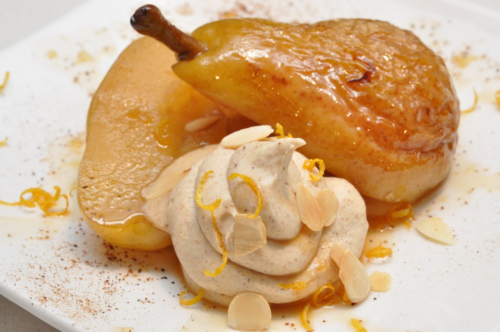 The Recipe Diva Baked Pears with Spiced Mascarpone