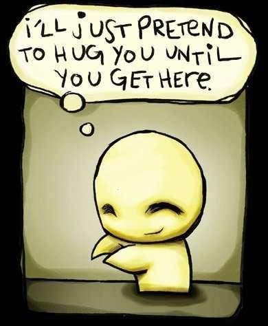 love hug cartoon