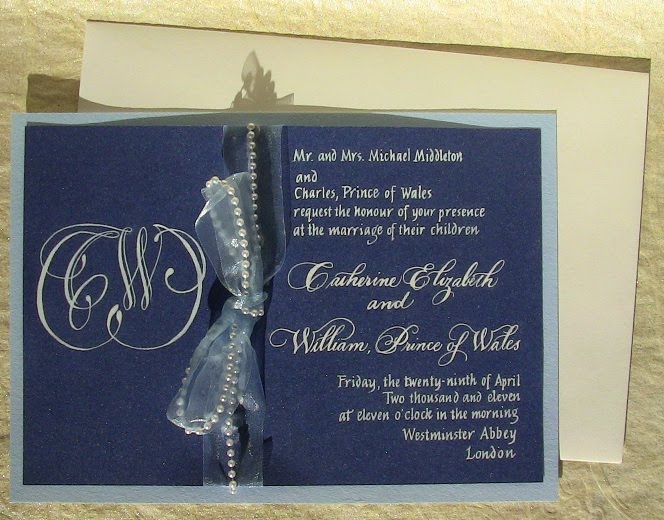 william and kate wedding invitation. william and kate wedding