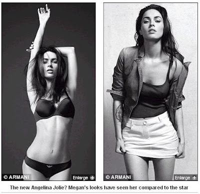 Megan#39;s looks have seen her megan fox armani underwear wallpaper. Megan#39;s looks have seen her