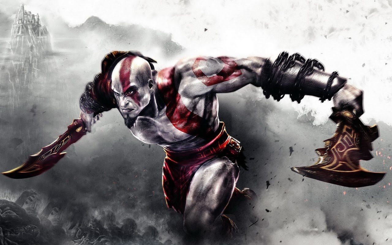 To Download God Of War 3 wallpaper click on full size and then right-click 