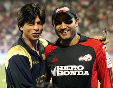 Sehwag with sharukh