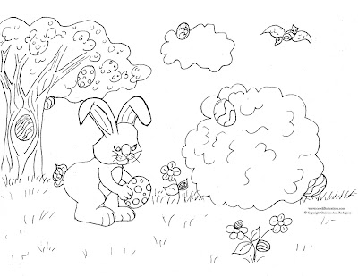 easter bunny pictures to color. easter bunny pictures to