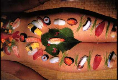 Pop culture of Nyotaimori - body sushi - Blog Tactics
