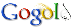 Google logo April Fool's Day
