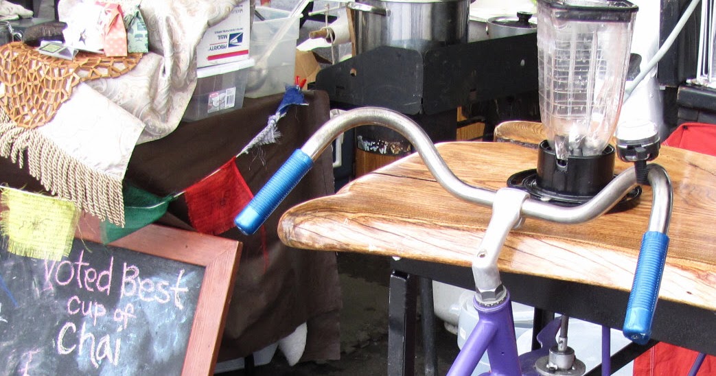 Editorials from Theslowlane Bicycle powered blender