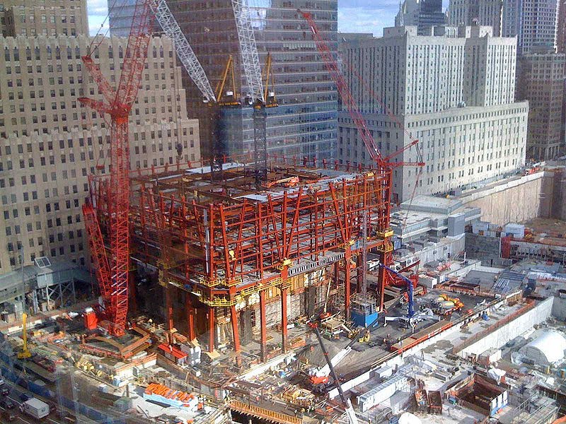 Editorials from Theslowlane: One World Trade Center under construction. Almost forgotten
