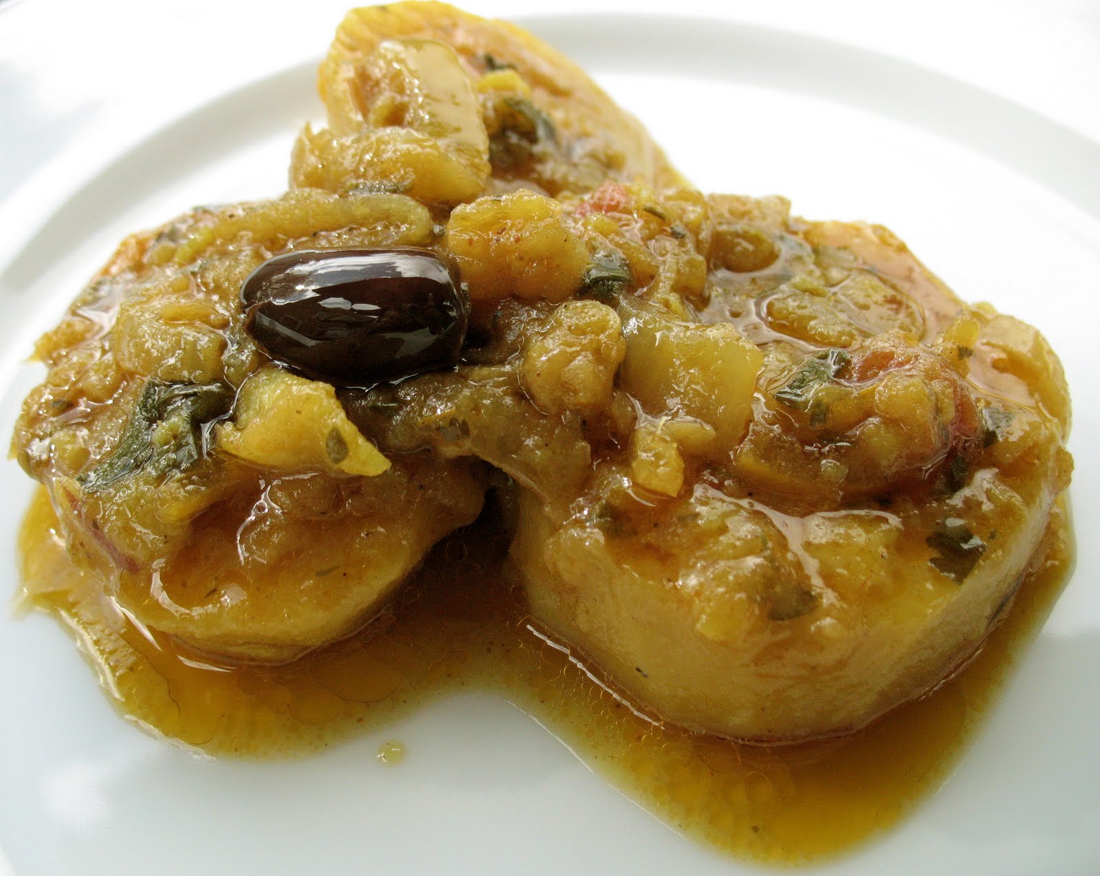 Potato Tagine with Preserved Lemon and Olives Recipe mostly foodstuffs