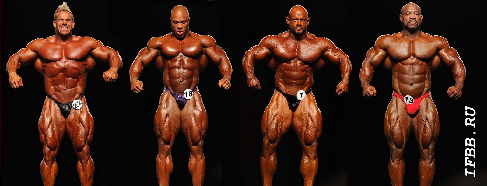 Biglee's Blogs Mr Olympia 2010 Top 4 bodybuilders comparison