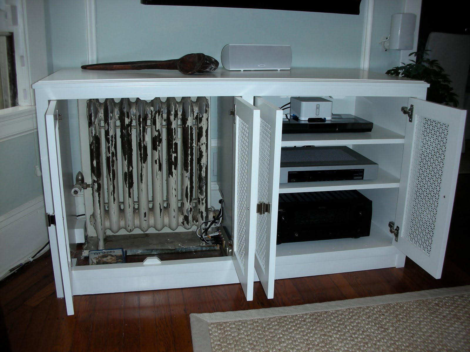 Clayton Woodworks Radiator Av Cabinet