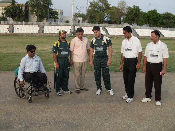 Chairman PCAPH Abbas Hashmi, himself at the time of Toss.