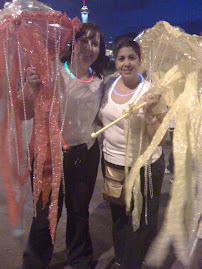Sara and I as Jellyfish