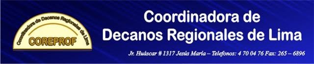 Coordinadora de Decanos Regionales de Lima
