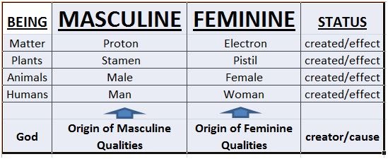 godamongus: 3. "Male and female"